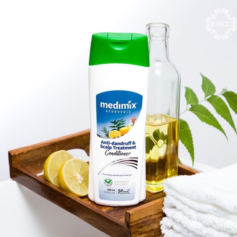 2024 Bộ đôi Dầu gội và dầu xả Medimix loại bỏ gàu ngứa dành cho da dầu - Tóc bết
