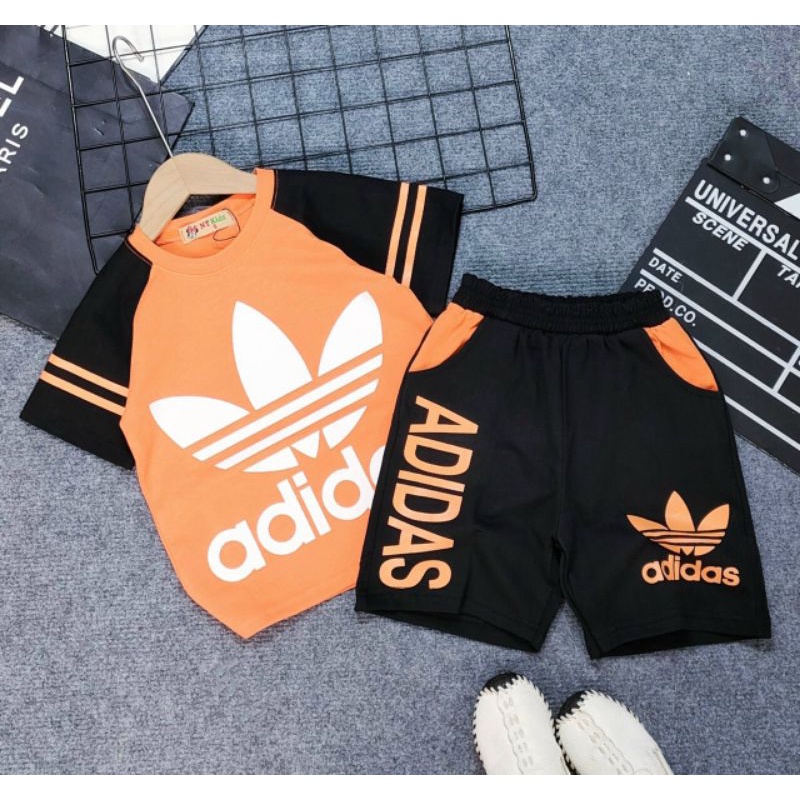 Bộ tay ngắn quần đùi thun cotton 4 chiều cho bé trai dưới 45kg