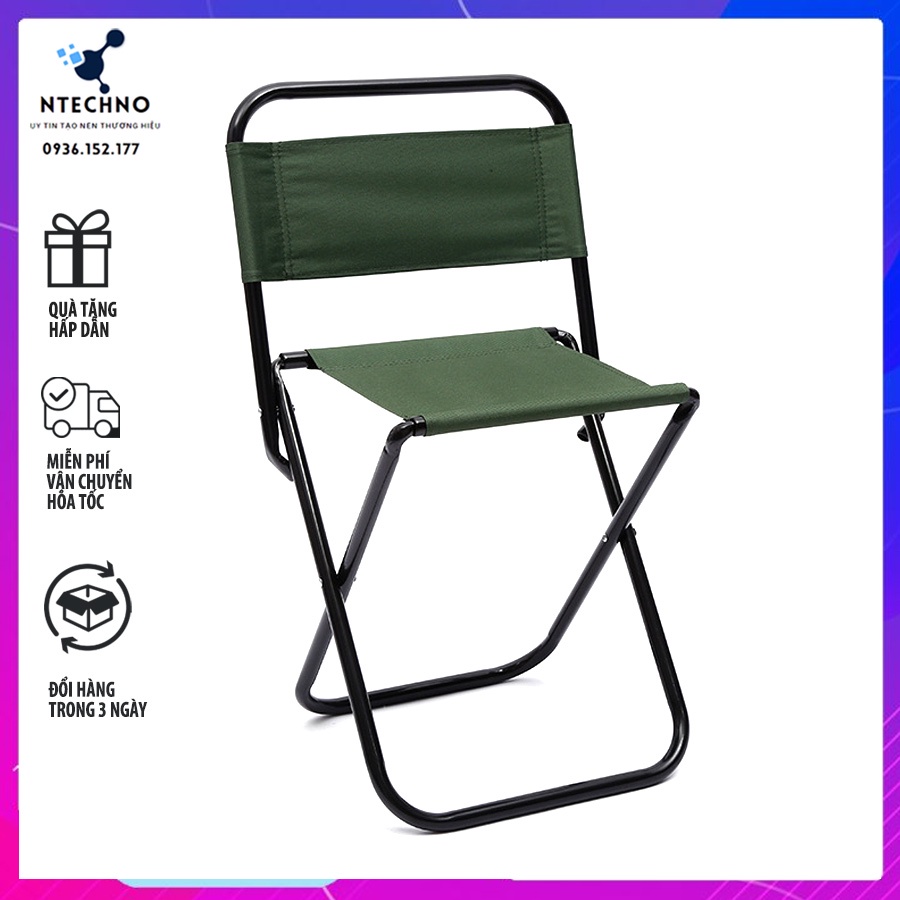 Ghế xếp câu cá mini du lịch dã ngoại thư giãn gấp gọn di động