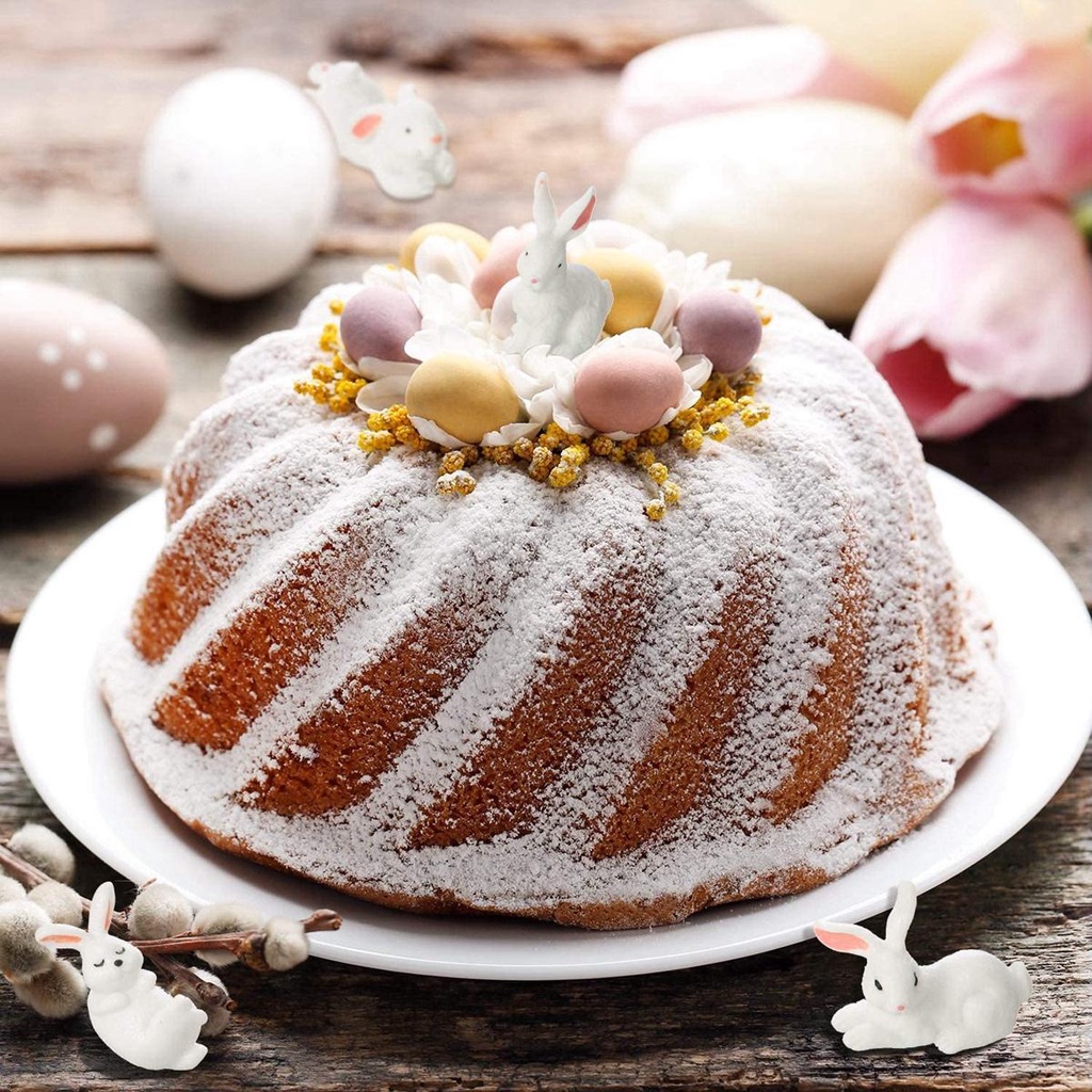 Tượng Thỏ Mini Dễ Thương Dùng Để Trang Trí Vườn Cây Bonsai