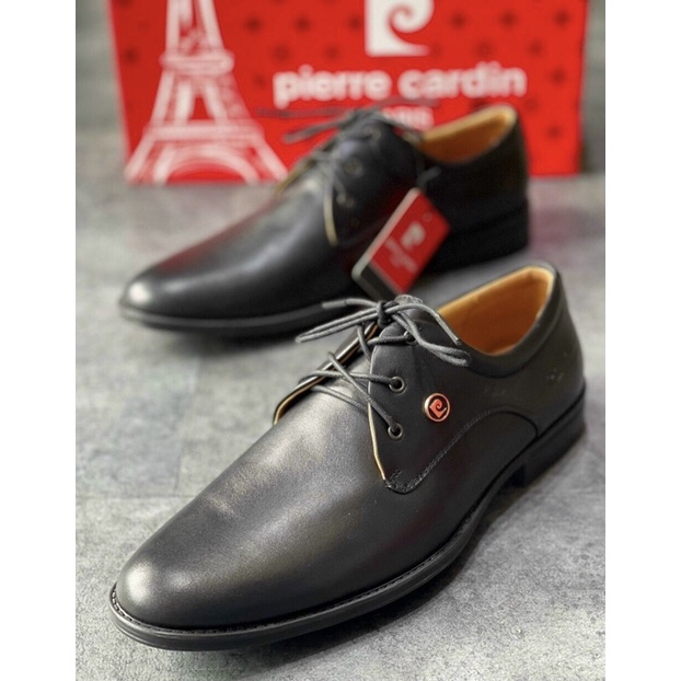Giầy Nam xuất Pháp Pierre Cardin - da thật - giầy tây buộc dây