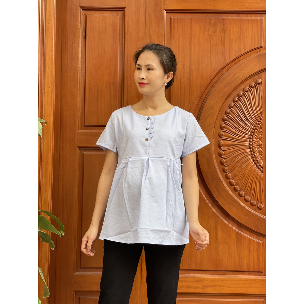 [sale sập kho ÁO BẦU 3 KHUY A06