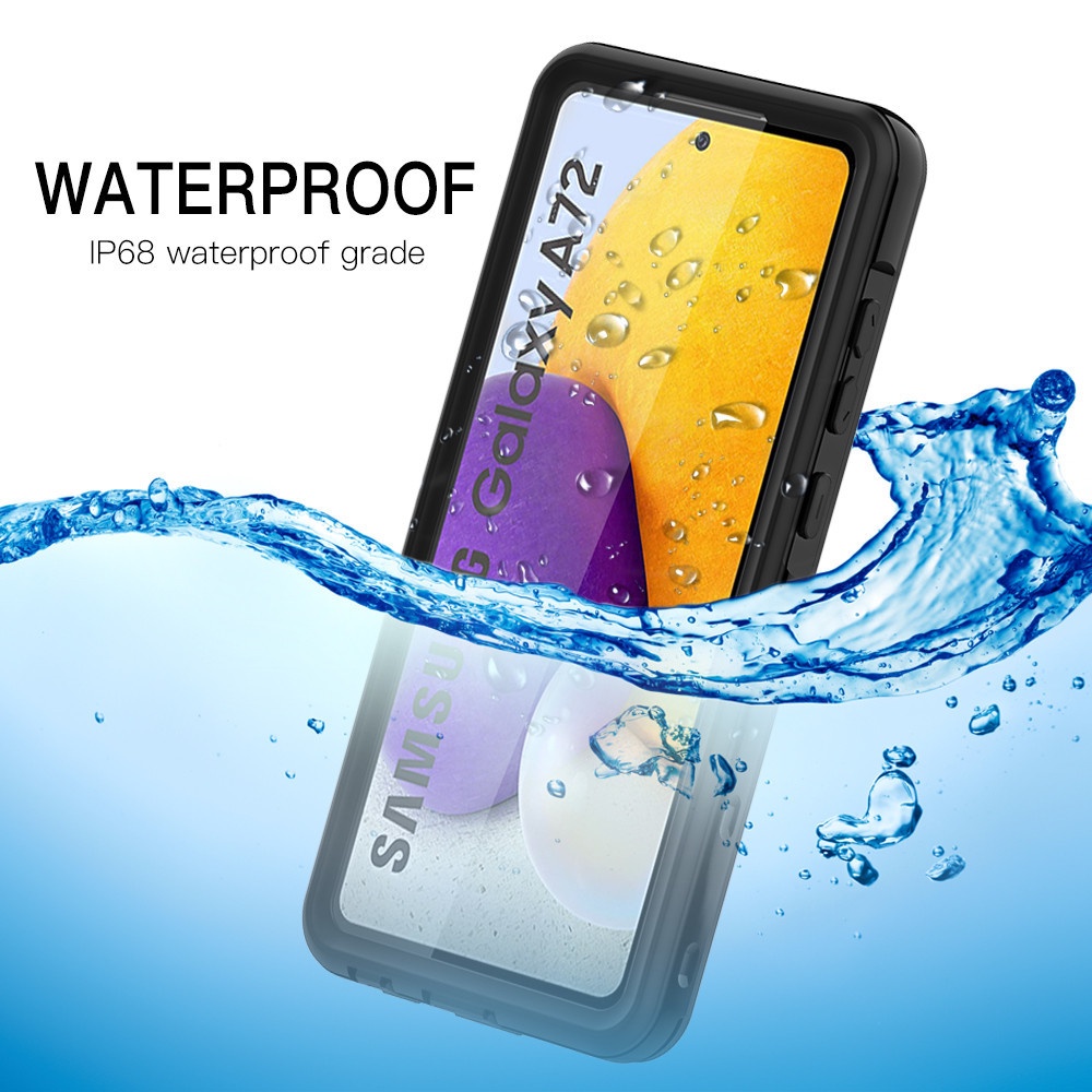 Ốp Điện Thoại Trong Suốt Bảo Vệ Toàn Diện Chống Thấm Nước Cho Samsung Galaxy A03S A02S A33 A53 A13 A12 A22 A32 A42 A