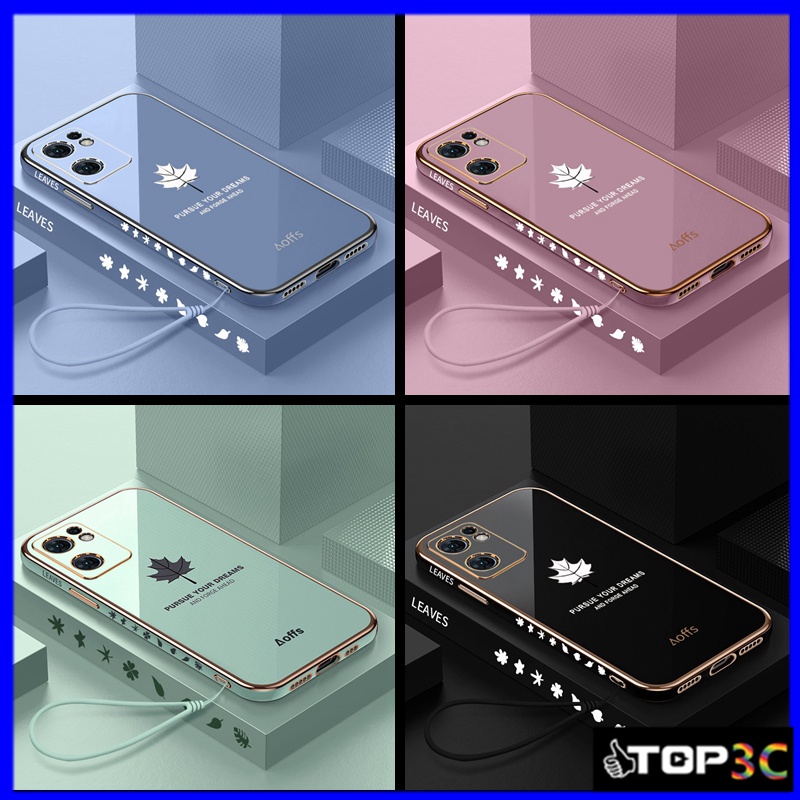 Ốp lưng oppo reno7 5g Ốp Điện Thoại Họa Tiết Lá Phong Cho Oppo Reno 7 5G Reno7Z Reno7PRO A76 A95 A54 A16 Reno2 Reno4 4F Reno5 Reno5F Reno6 FY