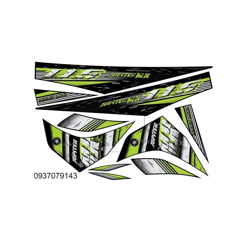 ( Quí khách vui lòng mang ra tiệm cho thợ dán )  ( Quí khách vui lòng mang ra tiệm cho thợ dán ) Jupiter xanh kawa