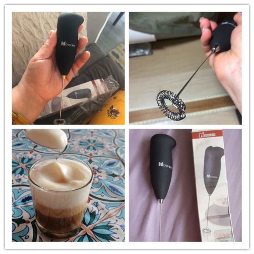 Dụng Cụ Tạo Bọt Sữa/Cà Phê Cappuccino Mini Cầm Tay Tiện Lợi Dành Cho Nhà Bếp