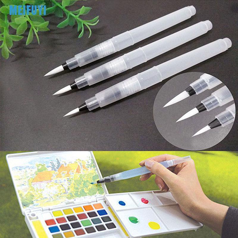Set 3 bút lông vẽ tranh màu nước chuyên dụng