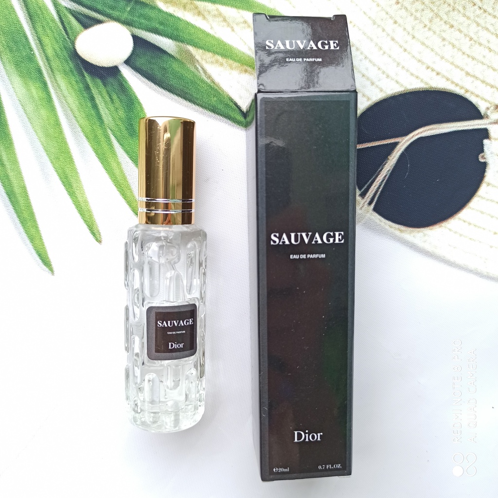 Nước Hoa Mini Nam Di_or Sau_vage dạng xịt chai 20ml mẫu 4d- Mùi hiện đại