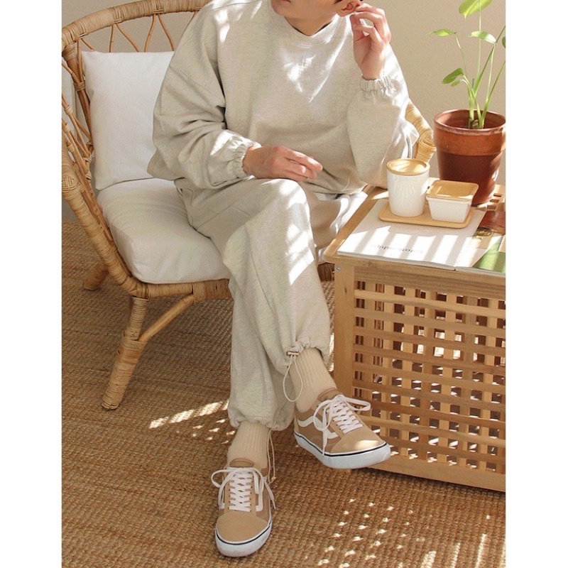 Bộ Nam Thu Đông phong cách Hàn Quốc, bộ nỉ ulzzang