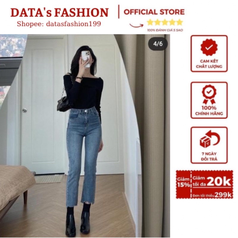 QUẦN JEANS NỮ CẮT GẤU SIÊU XINH