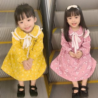 Váy nhung hoa nhí VINTAGE 2 màu cực kì xinh xắn cho bé gái thêm bánh bèo - Sukids Store chuyên quần áo cao cấp thumbnail