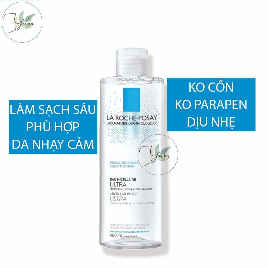 Nước tẩy trang La Roche Posay Micellar Water 400ml