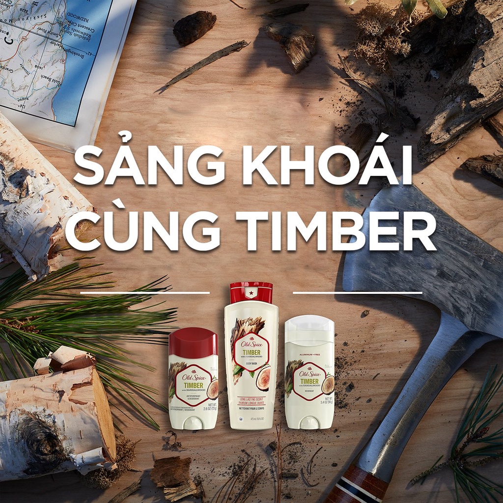 Sữa tắm Old Spice Body Wash Bearglove Wolfthorn Timber Fiji PureSport Fresh 2in1 - 473ml - 532ml