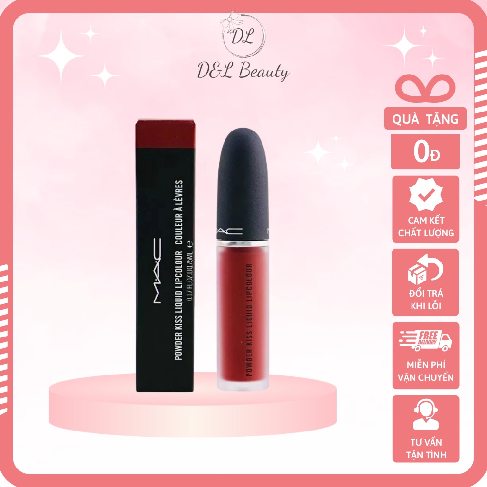 Son Kem MAC 991 Devoted To Chili Powder Kiss Liquid Lipcolour