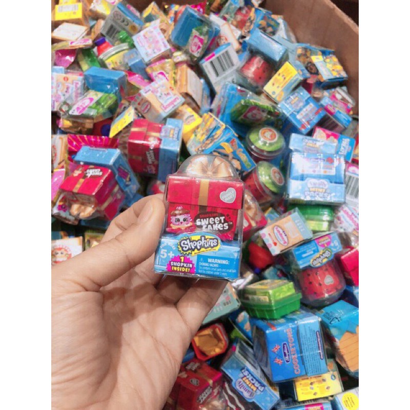 Set 5 mẫu shopkins Read Mini không trùng