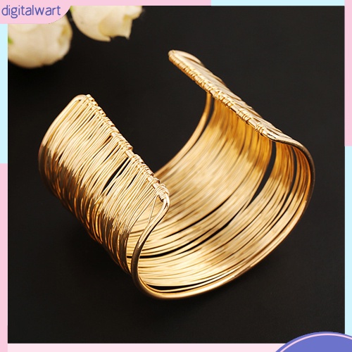 Vòng Tay Kim Loại Nhiều Lớp Thời Trang Cho Nữ