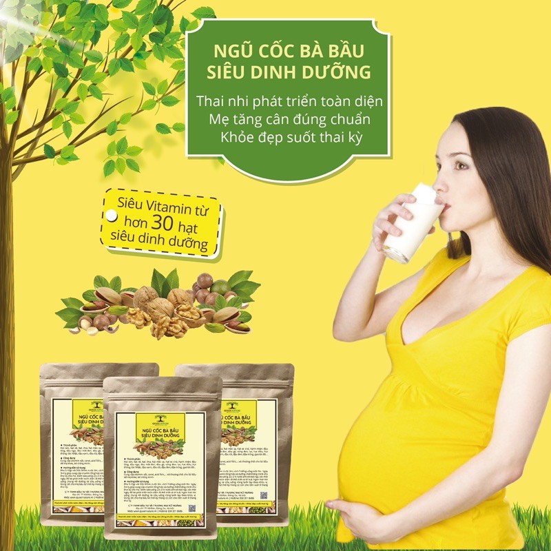 [Chính hãng] Ngũ cốc siêu dinh dưỡng bà bầu Queen Nature 800g hsd 10/2021