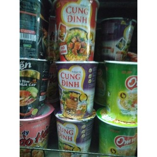 Combo 3 Mì tôm cốc Cung đình vị sườn, bò, tôm