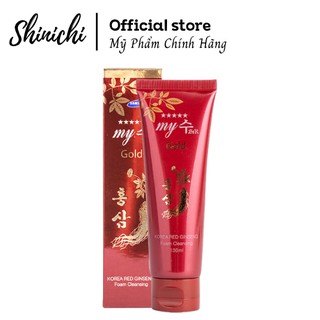 Sữa Rửa Mặt Sâm Đỏ Hàn Quốc My Gold Gingseng ngừa lão hóa