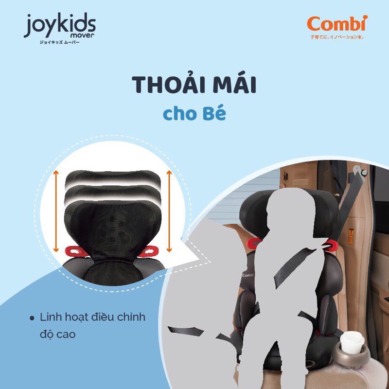 Ghế Ngồi Ô Tô Combi Joykids Mover Combi Nhật Bản