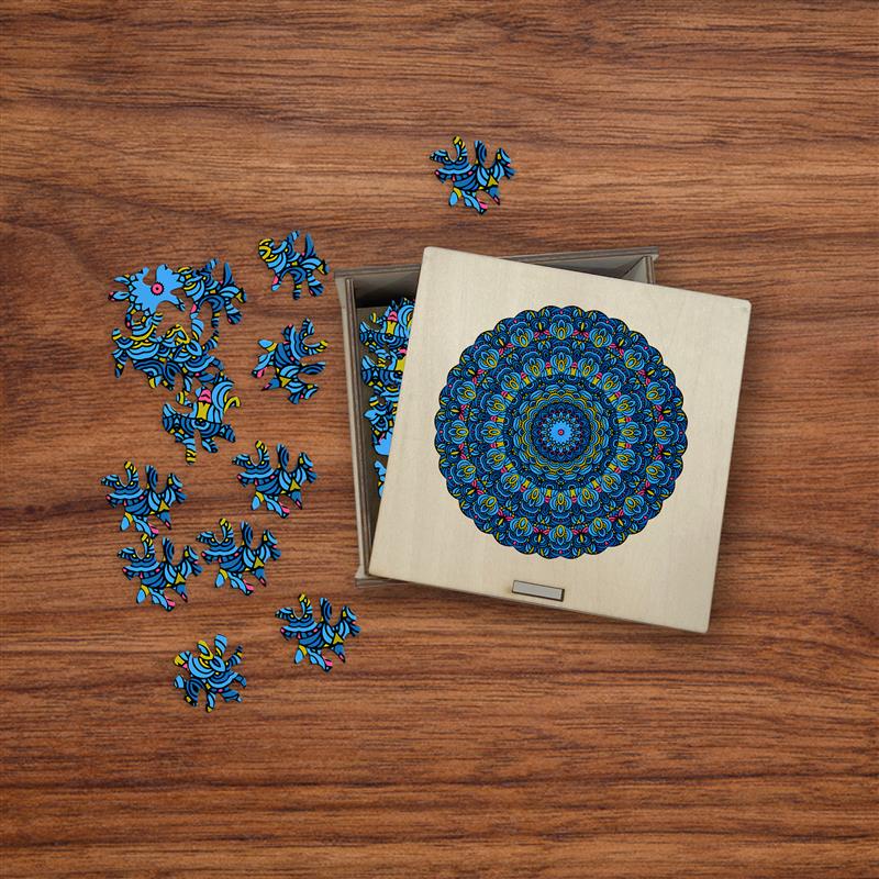 Bộ xếp hình gỗ đồ chơi Thegioipuzzle ghép hình puzzle Hoa Văn