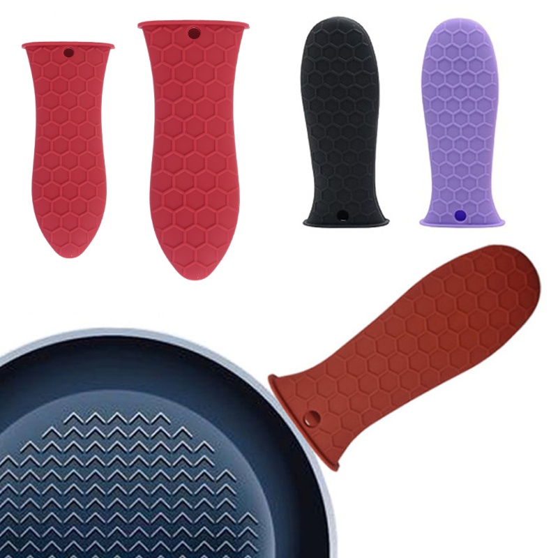 Vỏ Bọc Tay Cầm Chảo Chiên Bằng Silicon Chống Trượt Cách Nhiệt