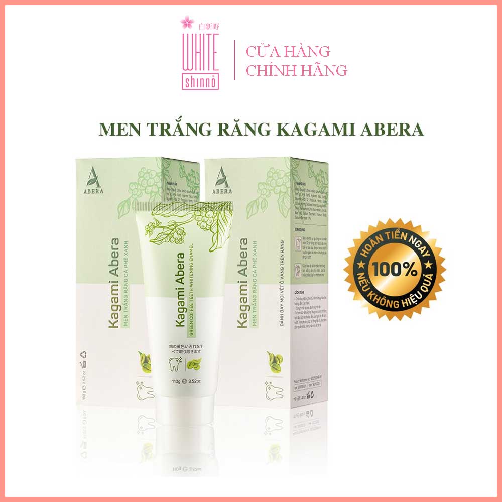 [COMBO 2 HỘP] Men Trắng Răng Kagami Abera - Loại Bỏ Ngay Mọi Vết Ố Vàng, Mảng Bám, Cao Răng Hiệu Quả