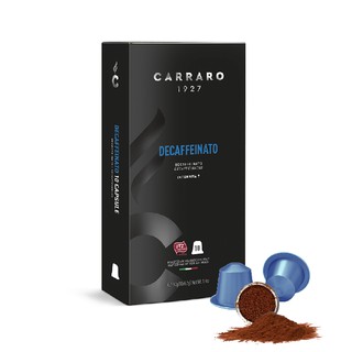 Cà phê viên nén Carraro Decaffeinato - Nhập khẩu chính hãng 100% từ thương hiệu Carrano,Ý