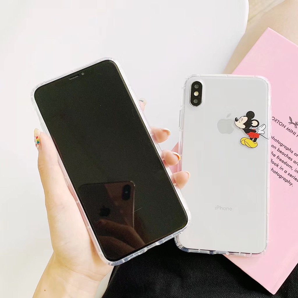 Ốp điện thoại TPU hình hoạt hình Mickey/ Minnie dễ thương cho iPhone11 11Pro 11Promax 7plus 8 X XR XS | BigBuy360 - bigbuy360.vn