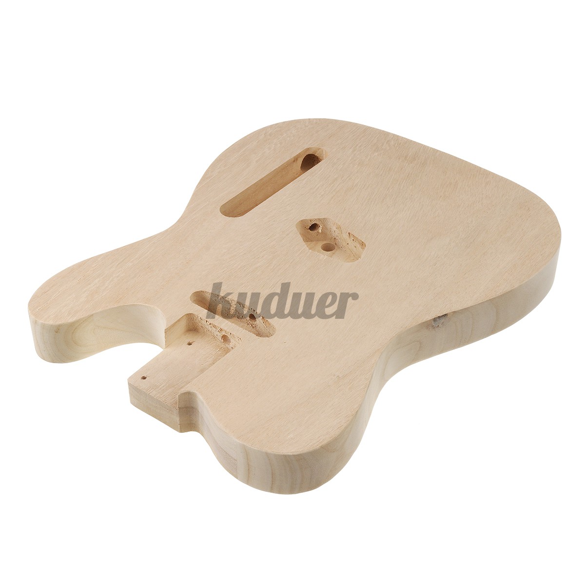 Unfinished DIY Electric Guitar Barrel Body Polished Maple for TL Style Guitar