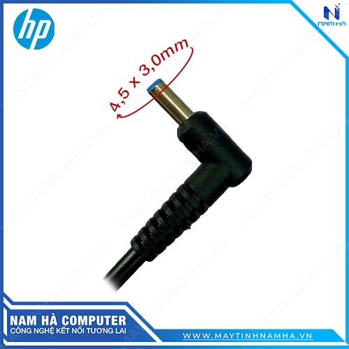 Sạc laptop HP 19.5v 3.33a chân kim nhỏ - HP chân xanh