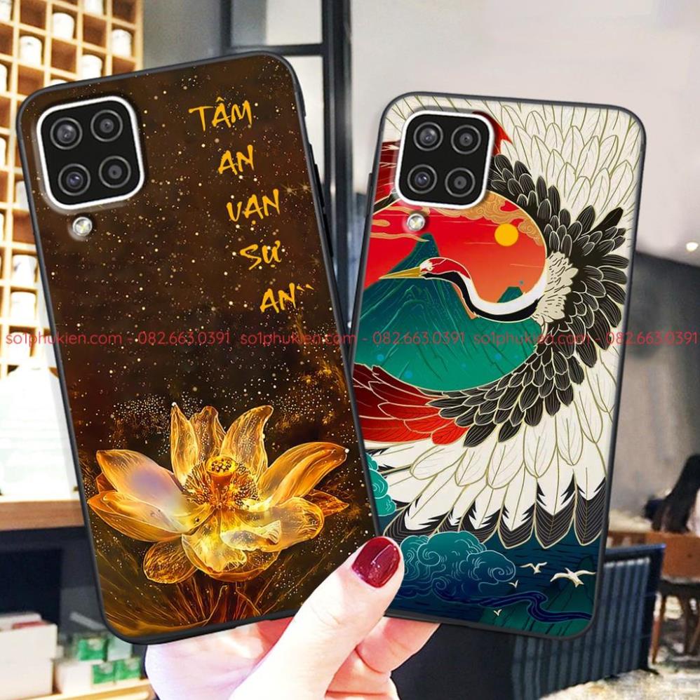 HÀNG HOT  Ốp lưng ép kính SamSung A12 / A22 / M33 / M53 in hình tài lộc bình an