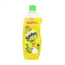 Nước rửa chén Sunlight Chanh chai 750g (MSP 21033694)