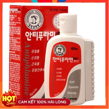 Dầu Nóng Hàn Quốc Antiphlamine 100ml Có Team Chống Hàng Gỉa