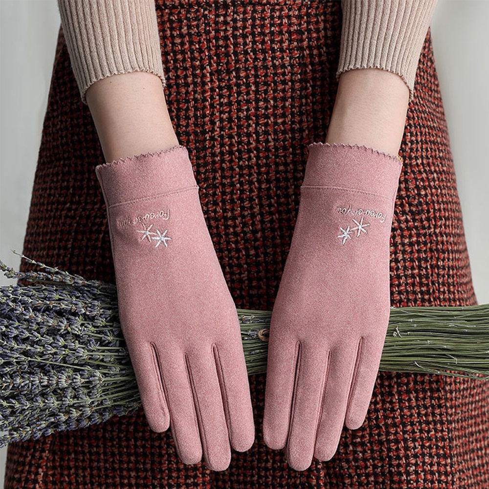 Đôi găng tay giữ ấm có thể dùng màn hình cảm ứng thời trang cho nữ