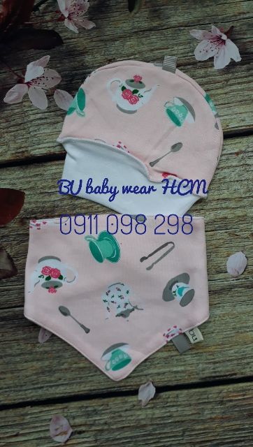 BU. Set nón cotton zip