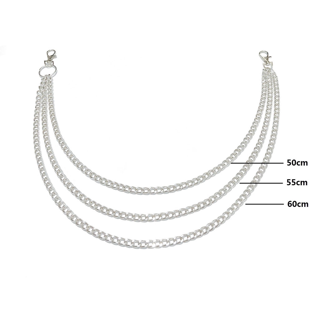 Dây Xích Đeo Thắt Lưng Không Đục Lỗ Phong Cách Punk Cá Tính Thời Trang