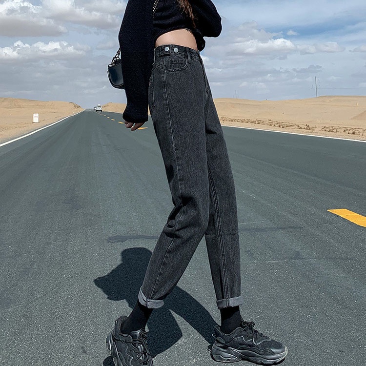 Quần baggy nữ, quần jeans baggy nữ đủ size siêu hot 2022