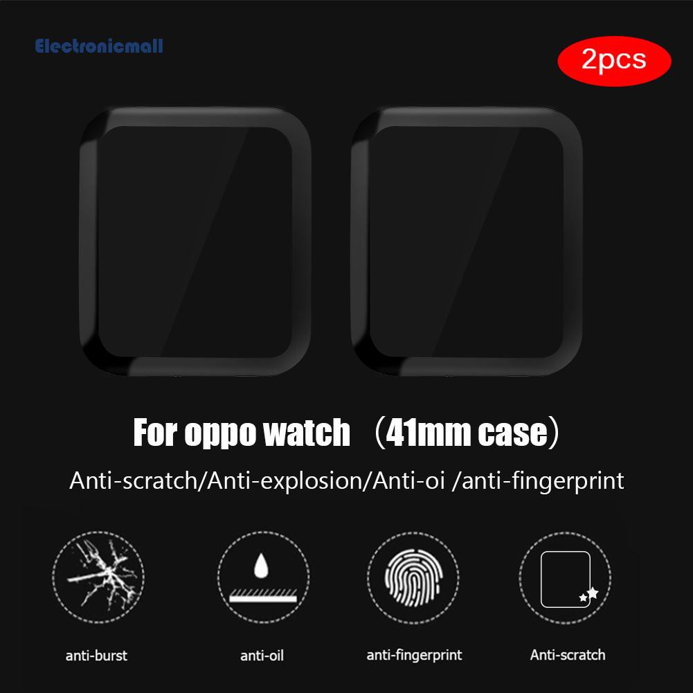 Set 2 phim trong suốt bảo vệ màn hình đồng hồ OPPO Watch 41mm