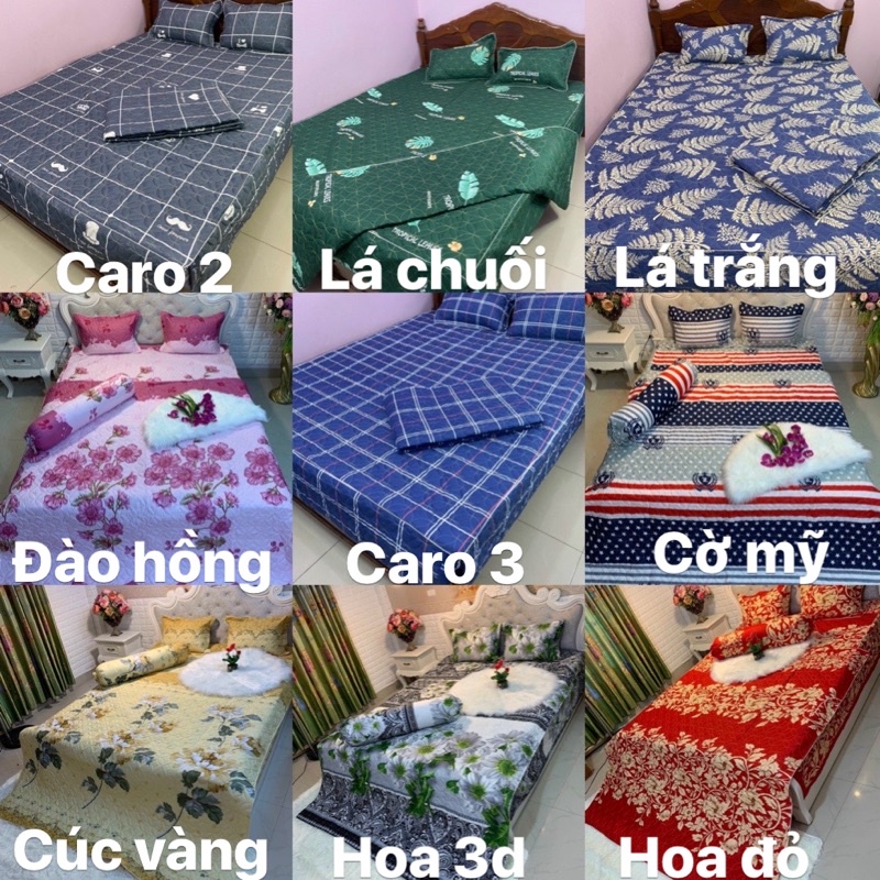 Set Ga phủ trần bông full, chất liệu cotton poly dày dặn | BigBuy360 - bigbuy360.vn