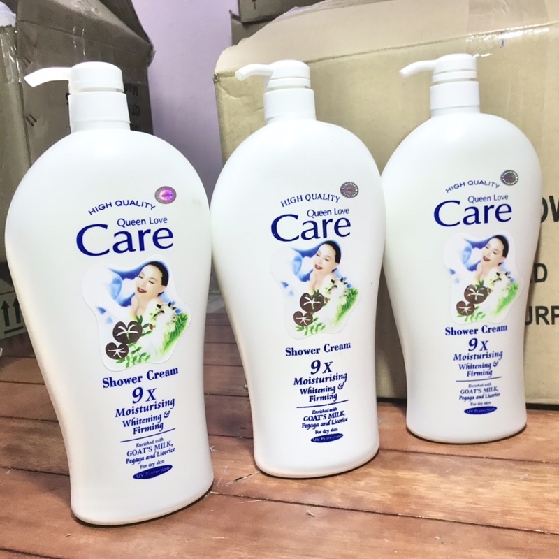 [COMBO] 3 Sữa Tắm Dê Care 1200ml Sữa Tắm Trắng Da Dưỡng Ẩm Cao Cấp Chính Hãng 100%