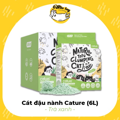 Cát đậu nành cho mèo Cature Tofu