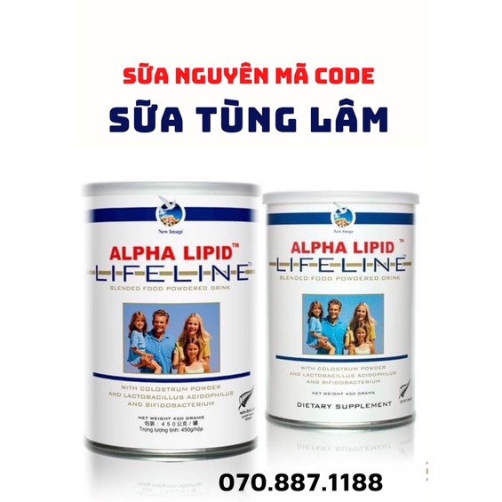 [Combo 2 Hộp] Sữa Non Alpha Lipid 450g Chính Hãng New Zealand