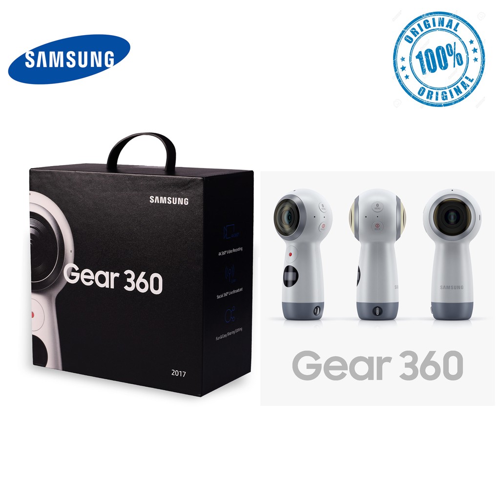 Camera Samsung Gear 360 2017 - Hàng chính hãng