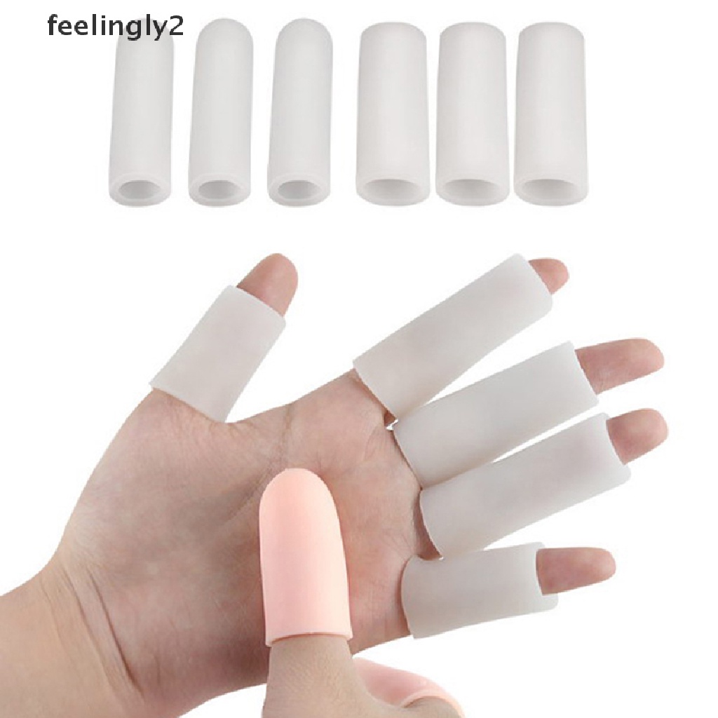 Set 5 Ống silicone Bảo Vệ Ngón Chân Giảm Đau Tiện Lợi