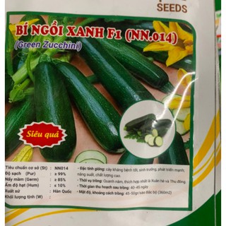 Hạt giống bí ngồi xanh