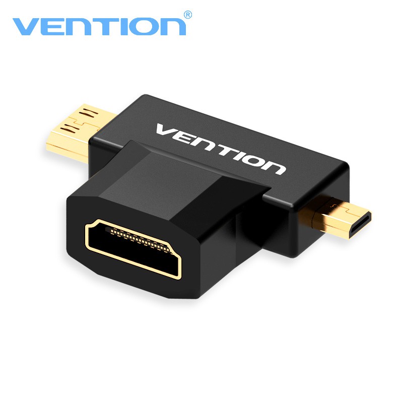 Đầu chuyển Mini HDMI + Micro HDMI to HDMI Vention AGDB0