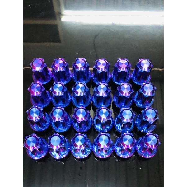 Set ốc tắc kê TITANIUM cho Ford Raptor , Everest , Wildtrak