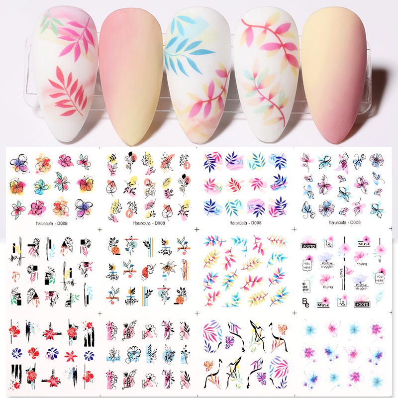 Bộ 12 Miếng Dán Trang Trí Thanh Lịch UR SUGAR Cho Gương Mặt