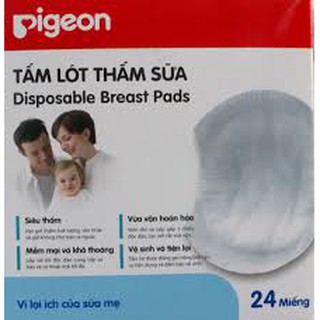 Thấm sữa Pigeon hộp 24 miếng